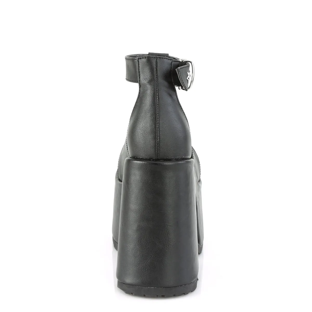 5 Inch Heel CAMEL-103 Black Pu