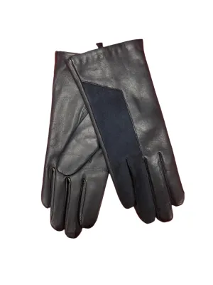 Albee Genuine Leather Suede Finger Lined Gloves