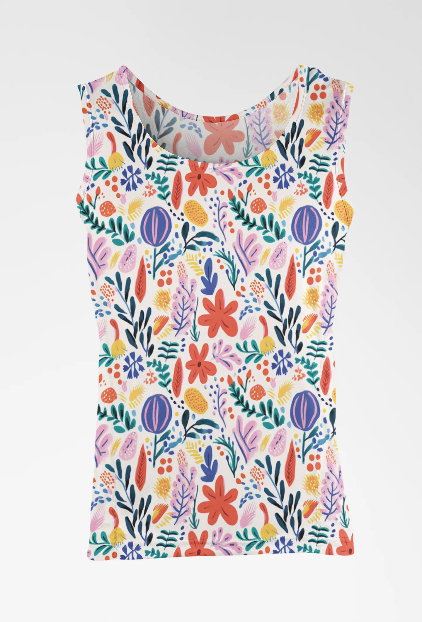 Bold Blossoms Women's Print Tank Top
