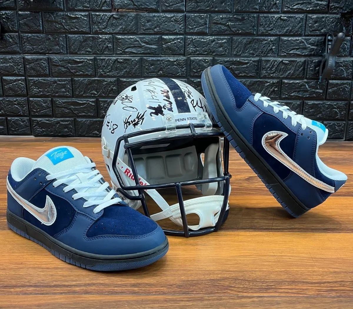 Custom PSU FTBL Navy Sneaker - Ready Now