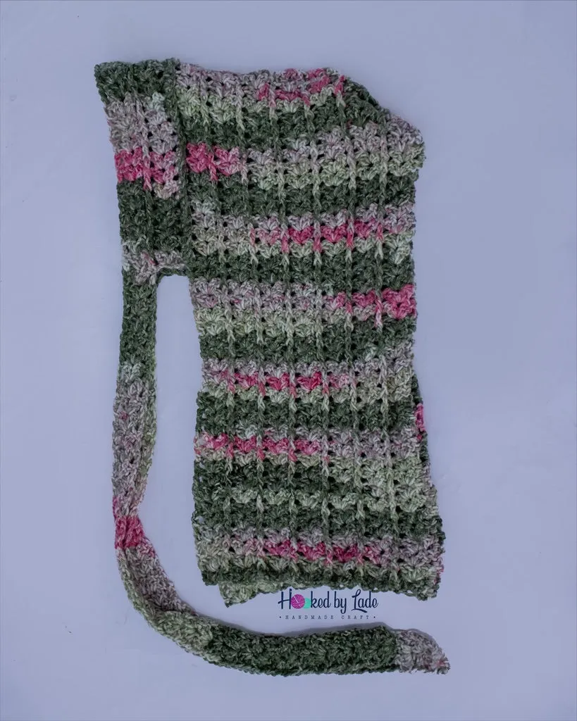 'Gèlè' Crochet Durag in Army Green hues
