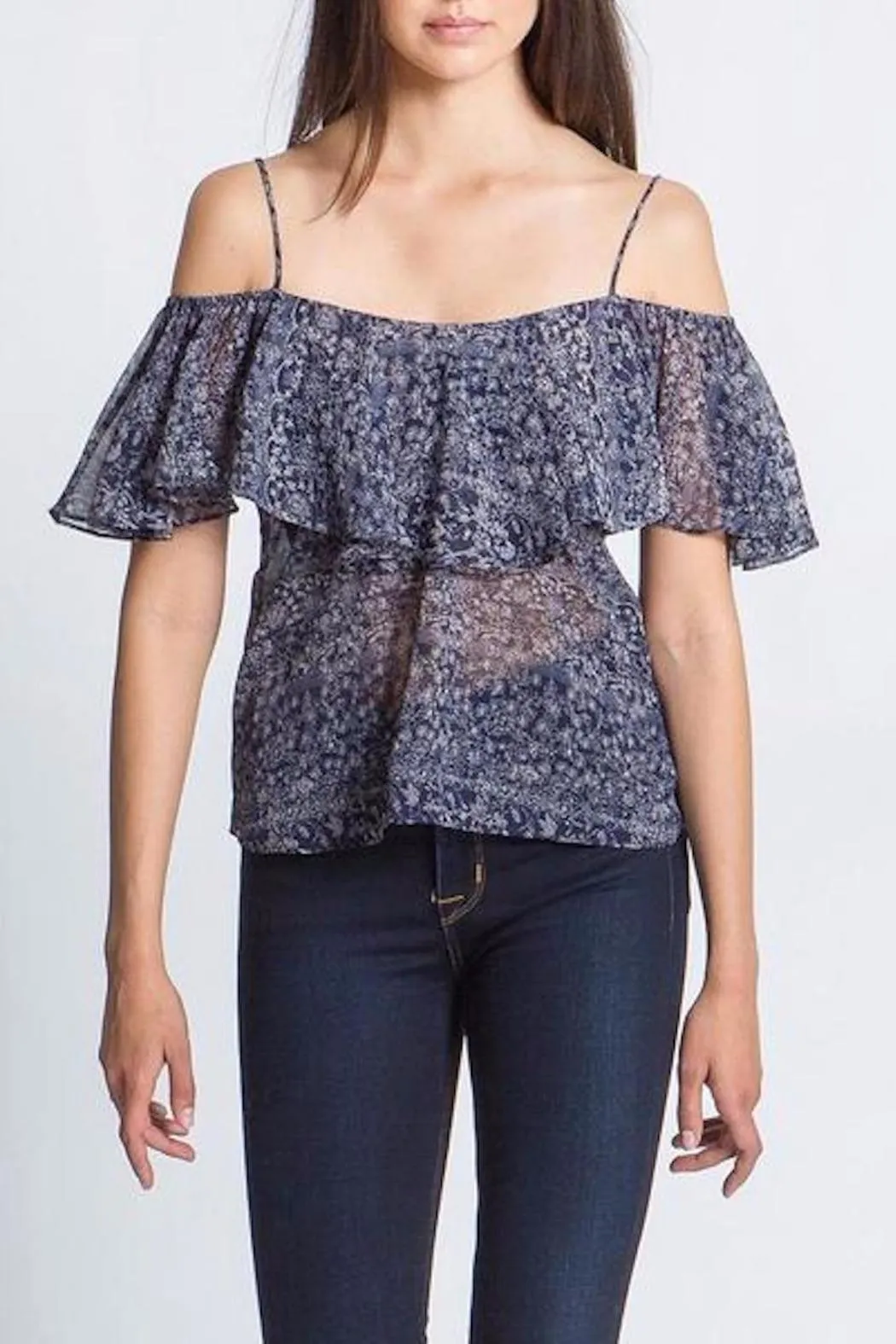 PRINTED MARINA TOP