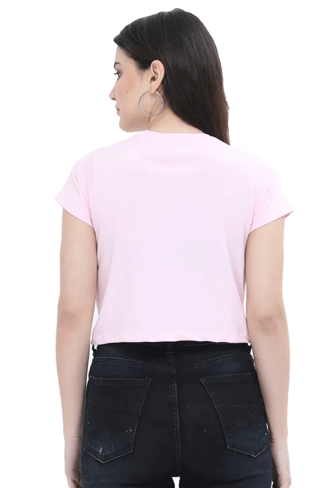 Step Forward, Stay Fierce, Keep Moving Graphic Crop Top