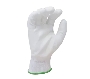 (TSK2002) Task Gloves - Polyurethane White Palm Coated Gloves