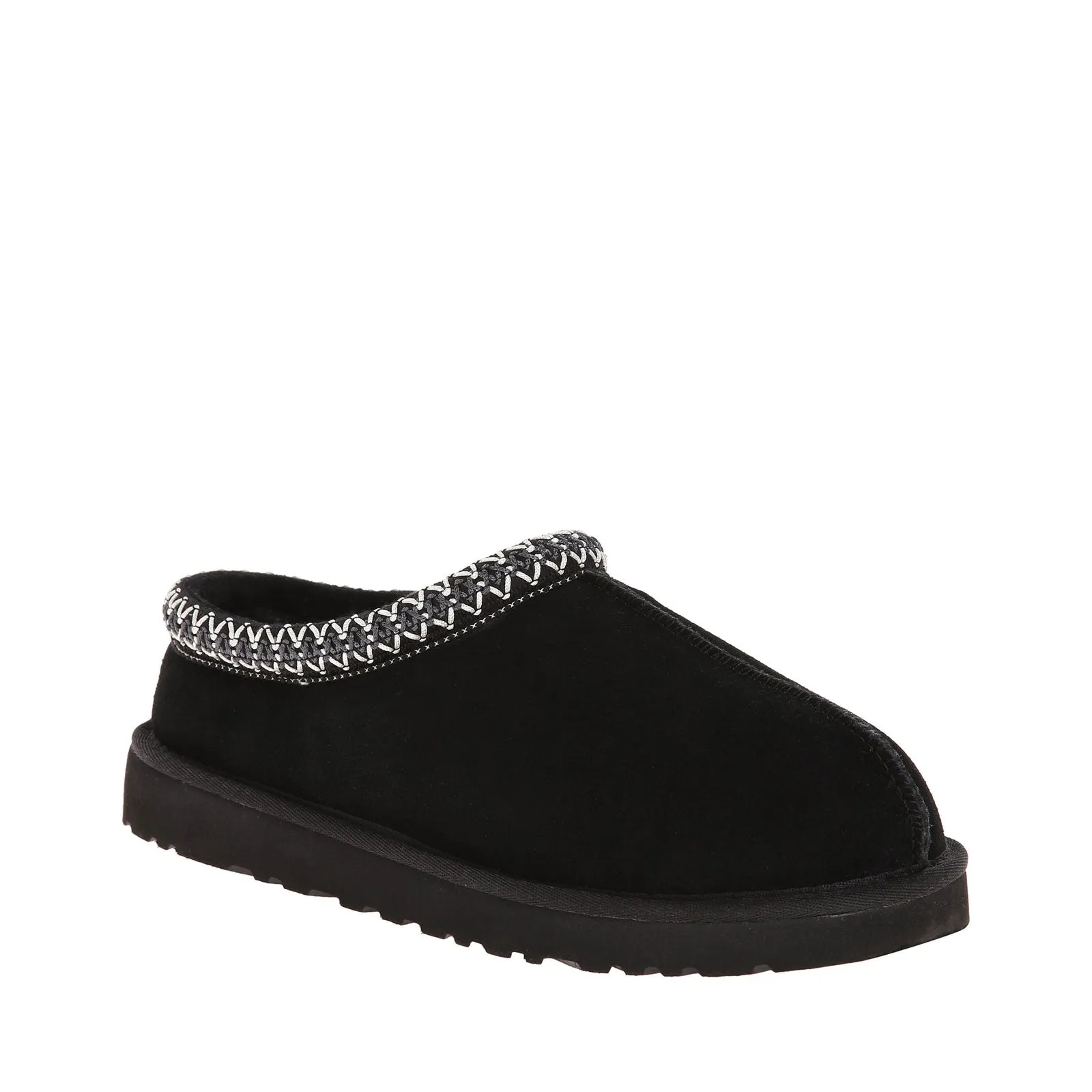 Women's Shoes UGG TASMAN Suede & Sheepskin Slippers 5955 BLACK